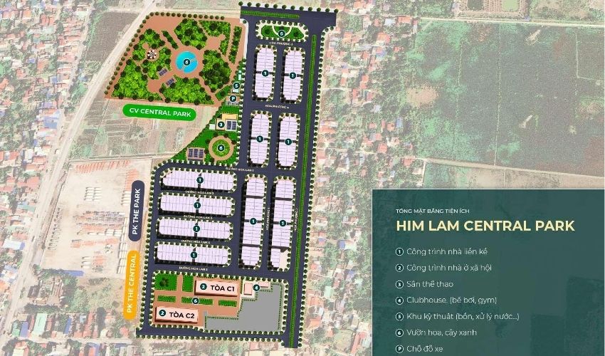 Quy mô dự án Him Lam Central Park Hải Phòng lên tới 7,3ha