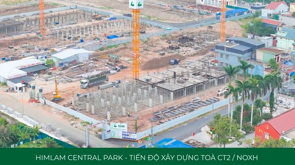 Tiến độ xây dựng Him Lam Central Park mới nhất tháng 6/2025