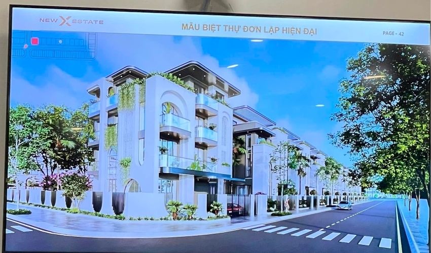 Biệt thự Emerald Symphony Hải Phòng mang phong cách kiến trúc châu Âu hiện đại